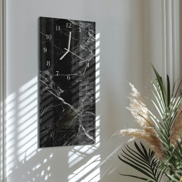 Vertikale Uhr Graphit