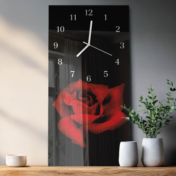 Vertikale Uhr Rose