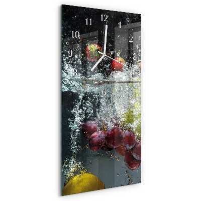 Vertikale Uhr Obst