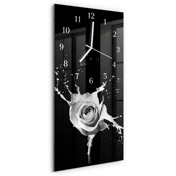 Vertikale Uhr Rose
