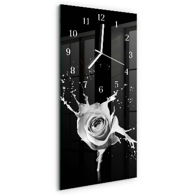 Vertikale Uhr Rose