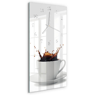Vertikale Uhr Kaffee