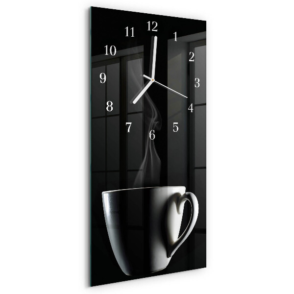 Vertikale Uhr Tasse