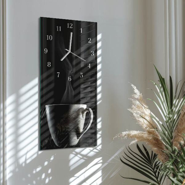 Vertikale Uhr Tasse