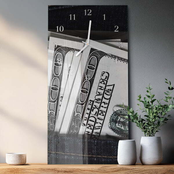 Vertikale Uhr Banknoten