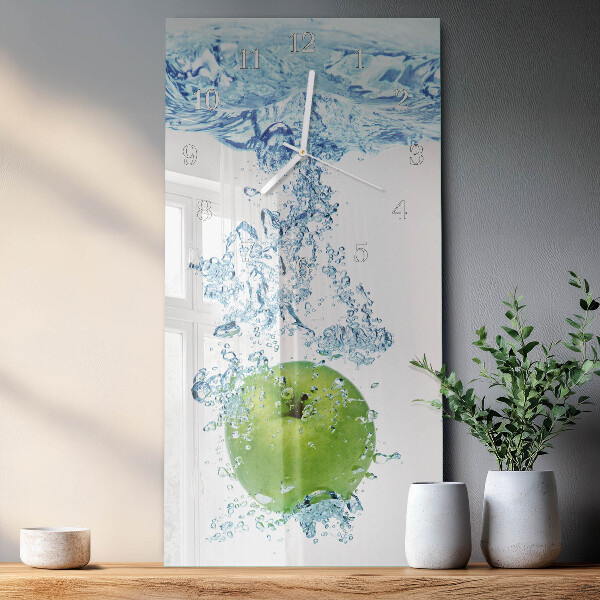 Vertikale Uhr Apfelwasser