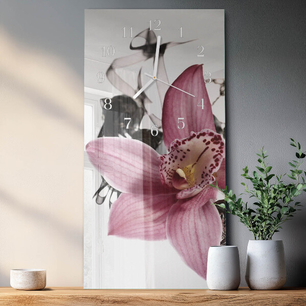 Vertikale Uhr Orchidee