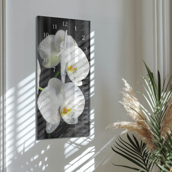 Vertikale Uhr Orchidee
