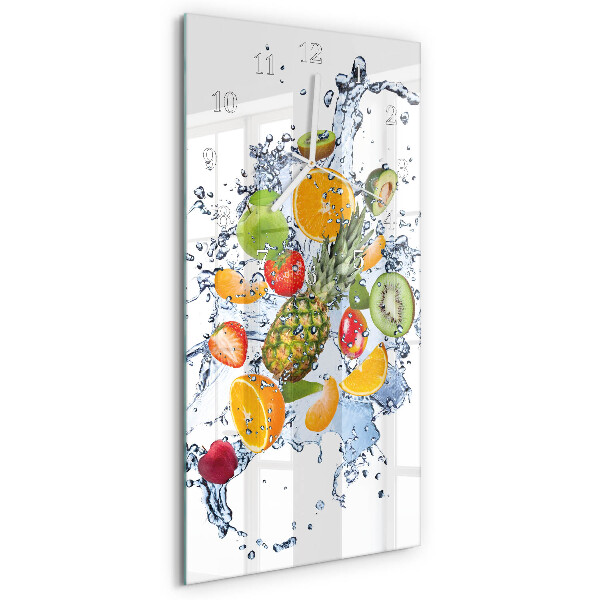 Vertikale Uhr Obst