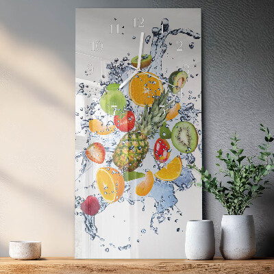 Vertikale Uhr Obst