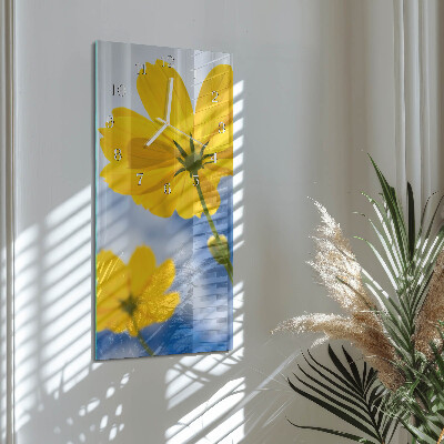 Vertikale Uhr Blume