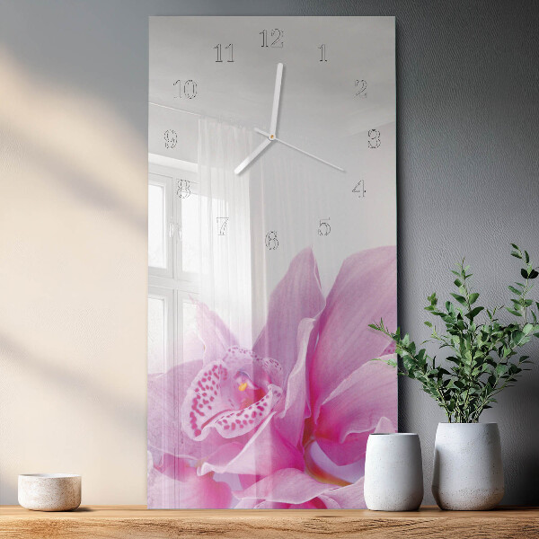 Vertikale Uhr Orchidee