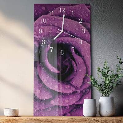 Vertikale Uhr Rose