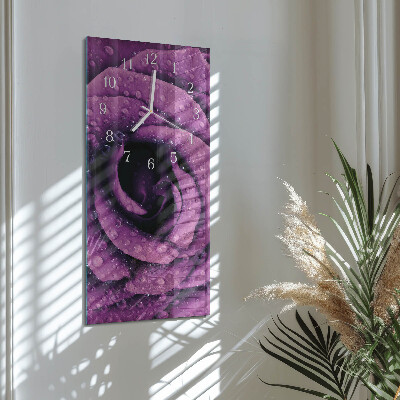 Vertikale Uhr Rose