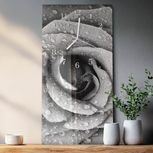 Vertikale Uhr Rose