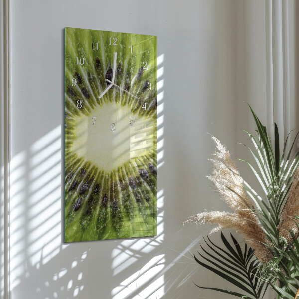 Vertikale Uhr Kiwi