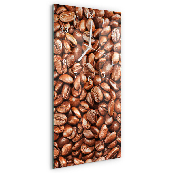Vertikale Uhr Kaffeebohnen