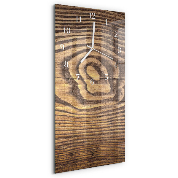 Vertikale Uhr Holz