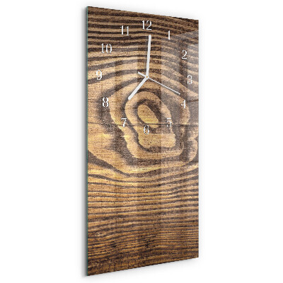 Vertikale Uhr Holz