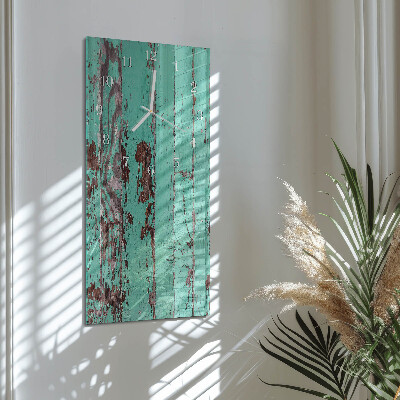 Vertikale Uhr Holzwand