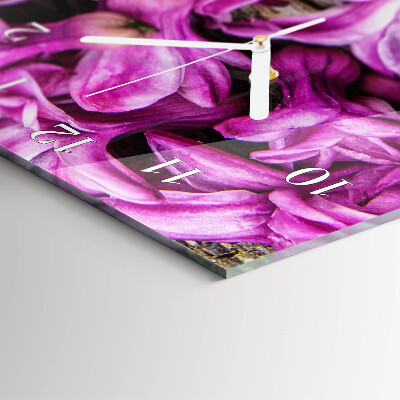 Vertikale Uhr Blumen