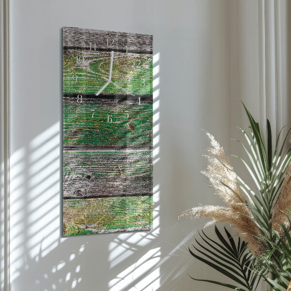 Vertikale Uhr Holzbretter