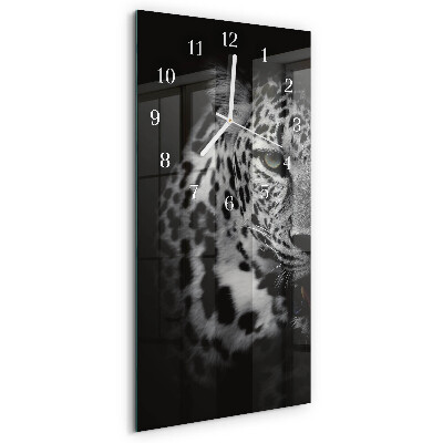 Vertikale Uhr Tiger
