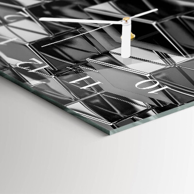 Vertikale Uhr Metallwürfel