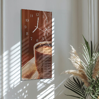 Vertikale Uhr Kaffee