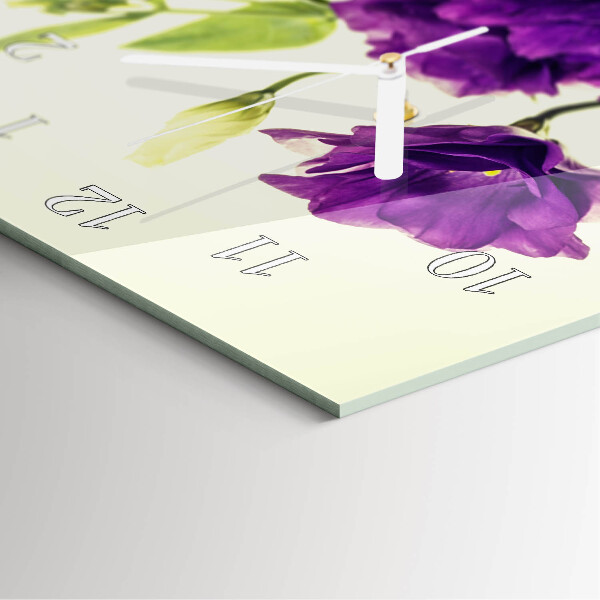 Vertikale Uhr Blumen