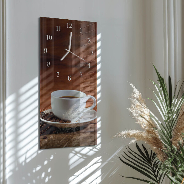 Vertikale Uhr Tasse