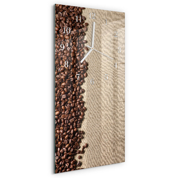 Vertikale Uhr Kaffeebohnen