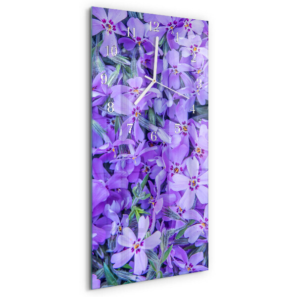 Vertikale Uhr Blumen