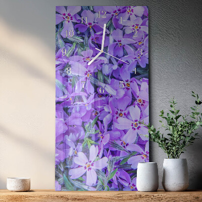 Vertikale Uhr Blumen