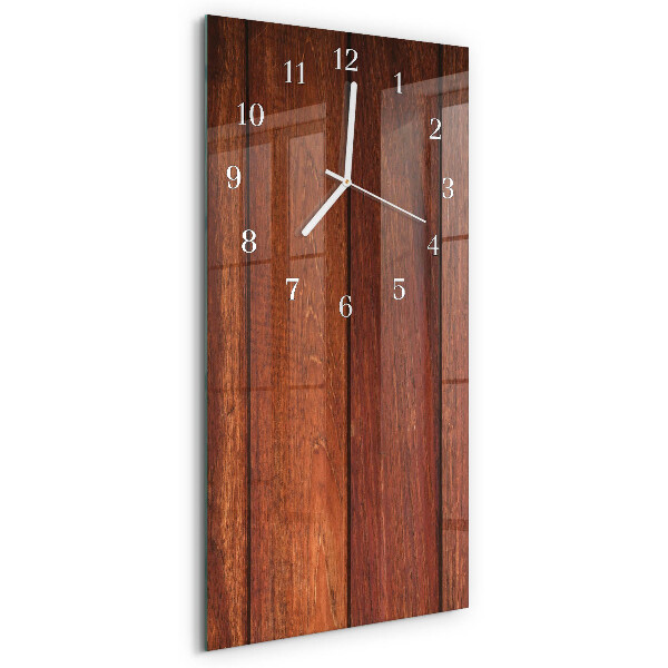 Vertikale Uhr Holz