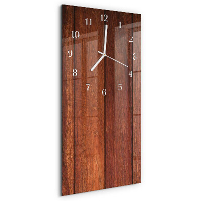 Vertikale Uhr Holz