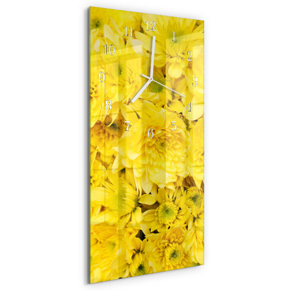Vertikale Uhr Blumen