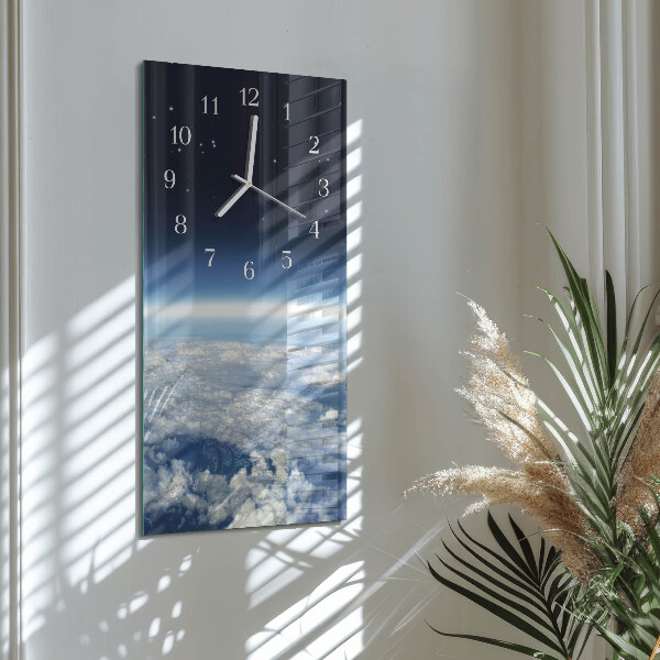 Vertikale Uhr Das Universum der Erde