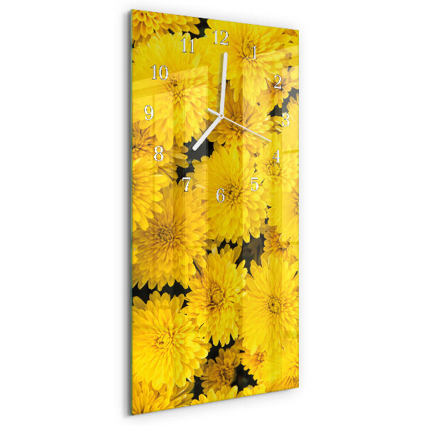 Vertikale Uhr Blumen