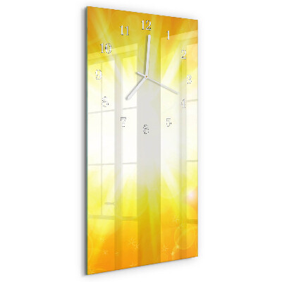 Vertikale Uhr Sonnenlicht