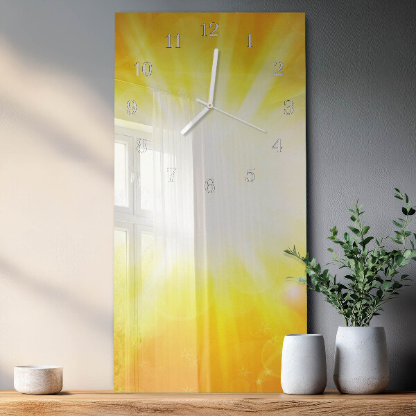 Vertikale Uhr Sonnenlicht