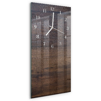 Vertikale Uhr Holzbrett