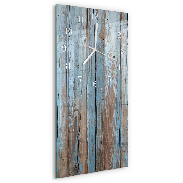 Vertikale Uhr Holz
