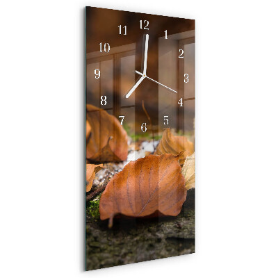 Vertikale Uhr Herbst