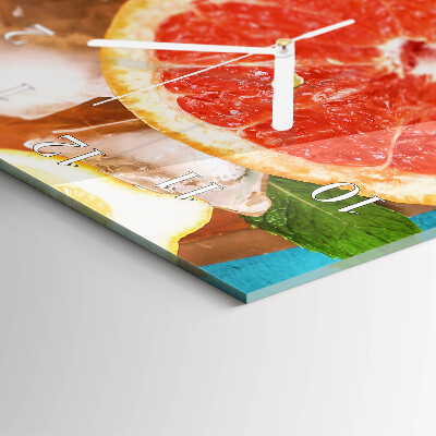Vertikale Uhr Grapefruit
