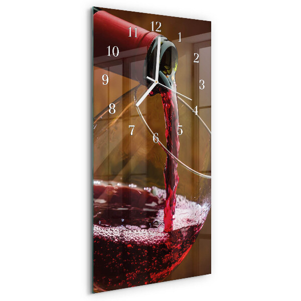 Vertikale Uhr Wein