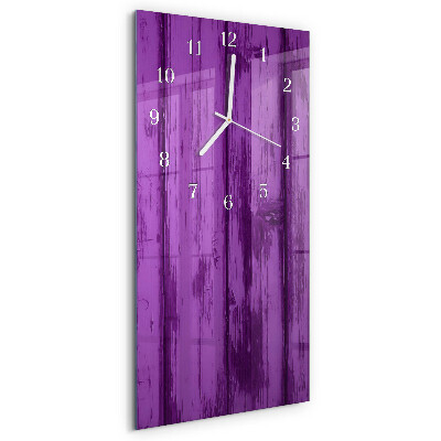 Vertikale Uhr Holz