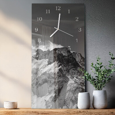 Vertikale Uhr Berg