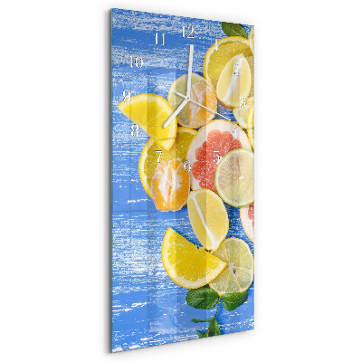 Vertikale Uhr Obst
