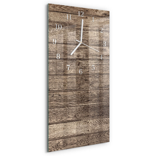 Vertikale Uhr Holz